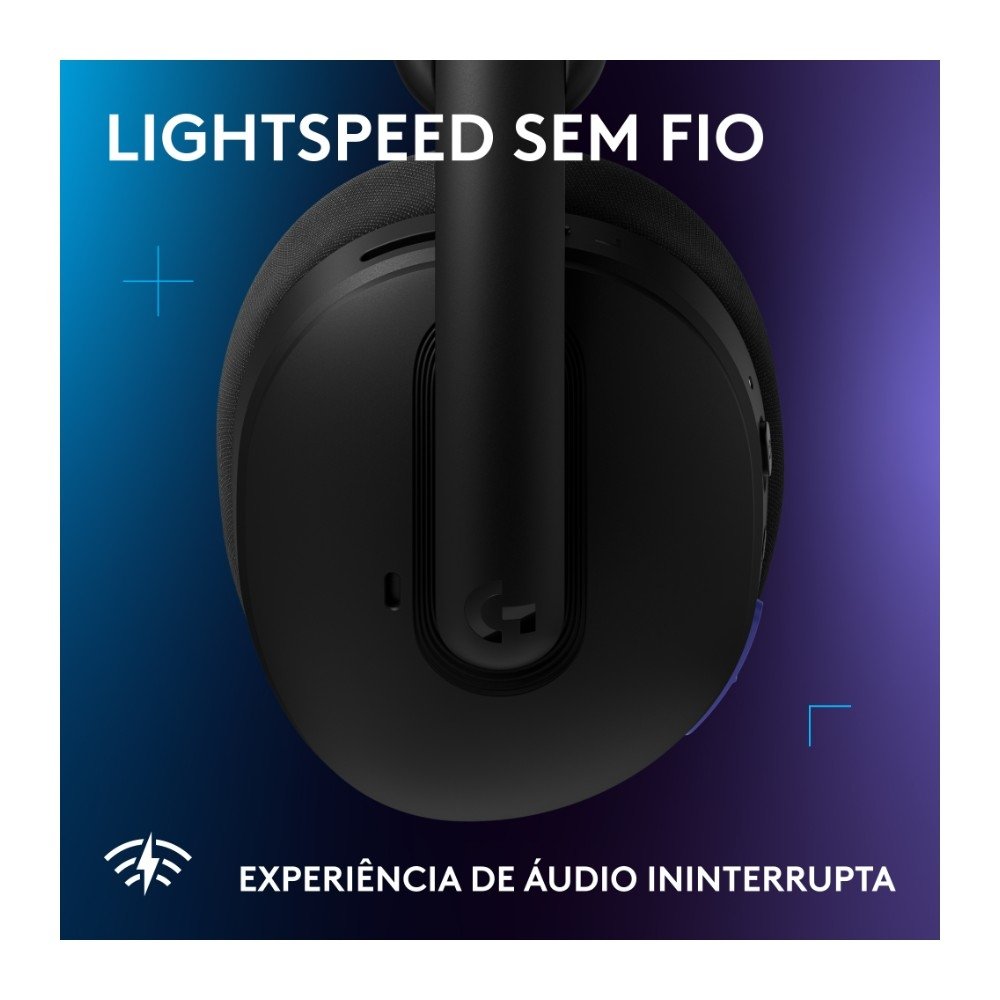 Headset Gamer Sem Fio ( Balão.info) G325 ( Balão.info), Bluetooth, Áudio 24 bits, Compatível com PC, PS4, PS5 e Nintendo Switch, Preto - 981-( Balão.info - foto 4