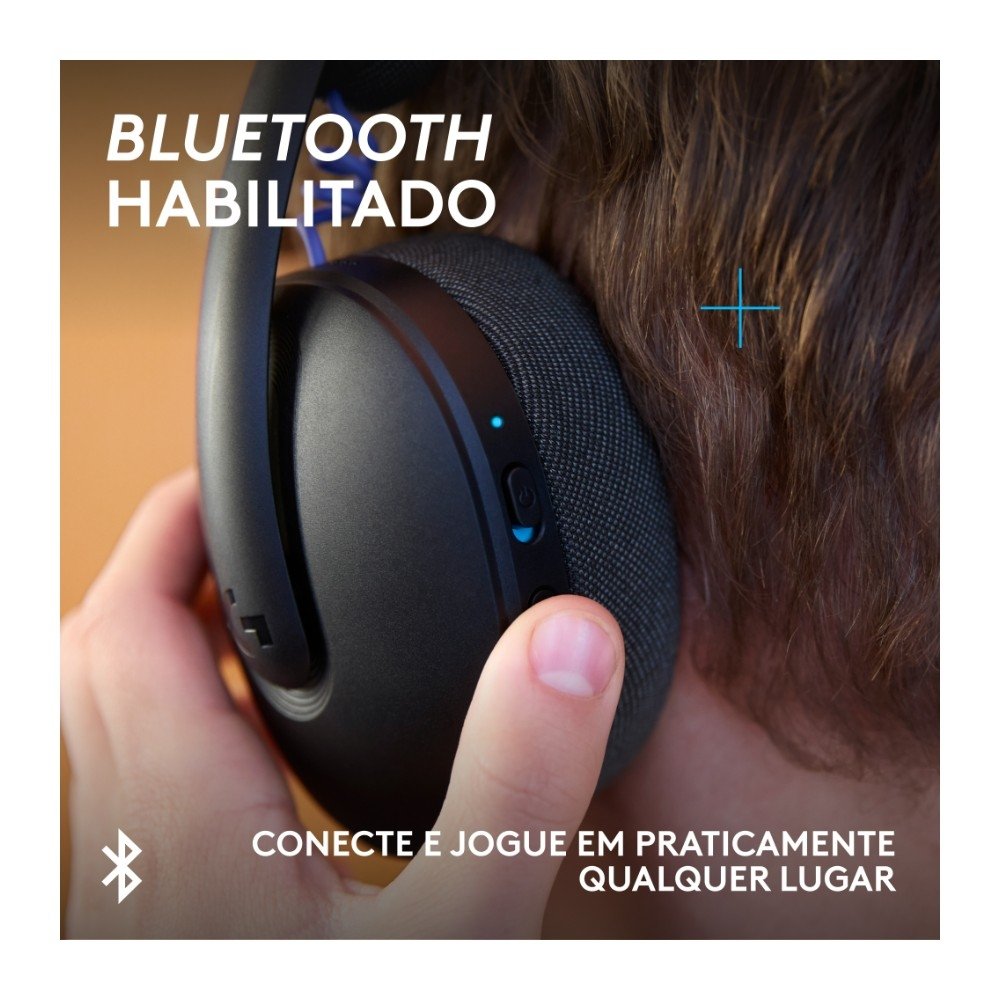 Headset Gamer Sem Fio ( Balão.info) G325 ( Balão.info), Bluetooth, Áudio 24 bits, Compatível com PC, PS4, PS5 e Nintendo Switch, Preto - 981-( Balão.info - foto 5