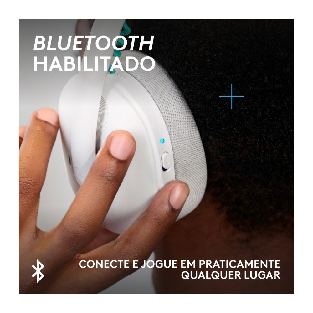 Headset Gamer Sem Fio ( Balão.info) G325 ( Balão.info), Bluetooth, Áudio 24 bits, Compatível com PC, PS4, PS5 e Nintendo Switch, Branco - 981-( Balão.info - foto 5