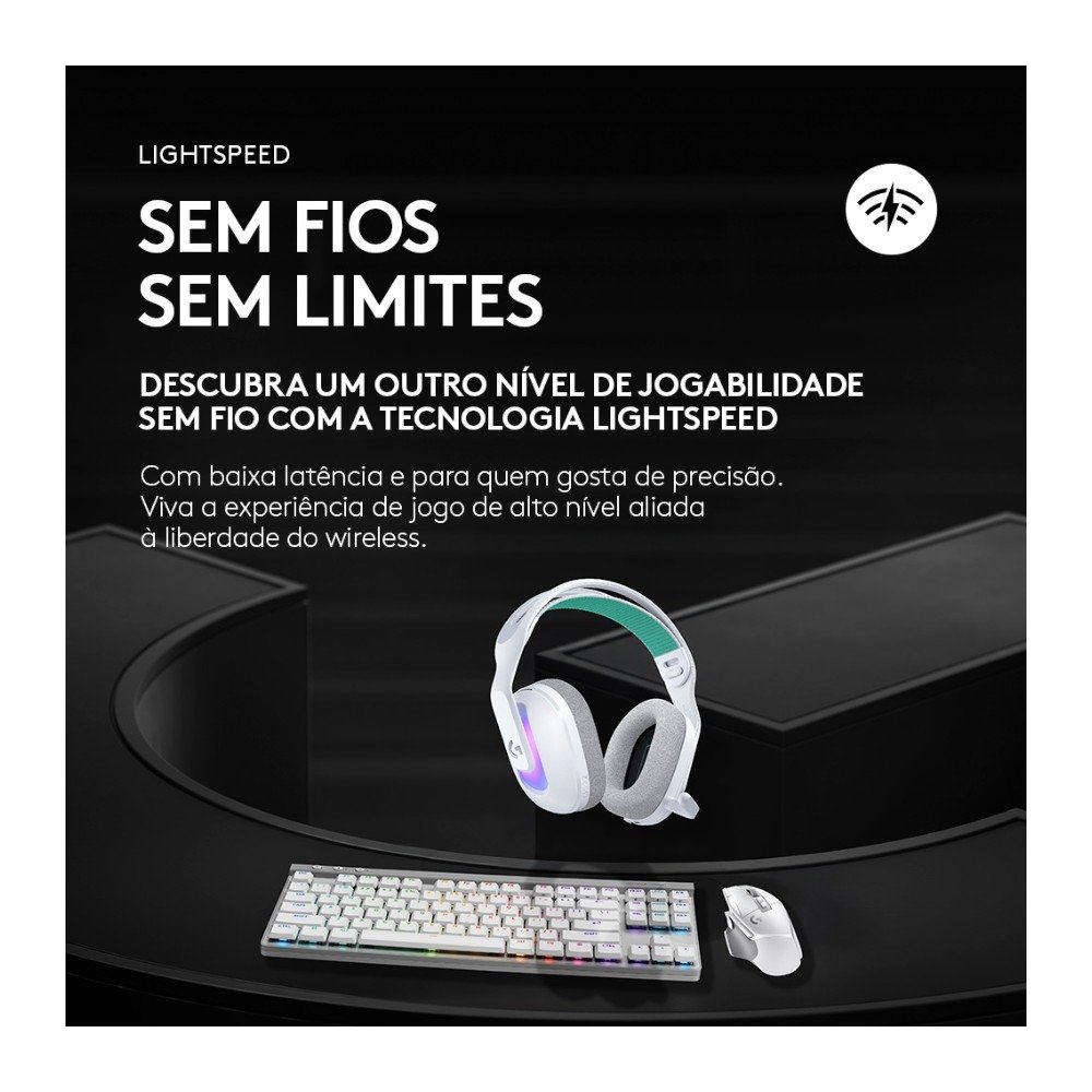 Headset Gamer Sem Fio ( Balão.info) G325 ( Balão.info), Bluetooth, Áudio 24 bits, Compatível com PC, PS4, PS5 e Nintendo Switch, Branco - 981-( Balão.info - foto 11