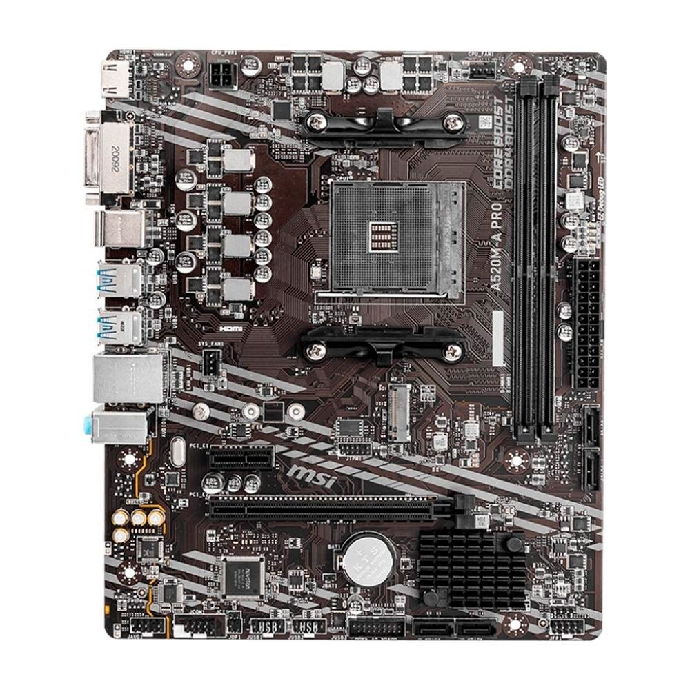 Kit Upgrade AMD Ryzen 5 5600GT + Placa-Mãe MSI A520M-A PRO - view 5