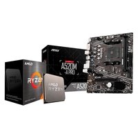 Kit AMD Ryzen 5 5500 + MSI A520M-A PRO | KaBuM!
