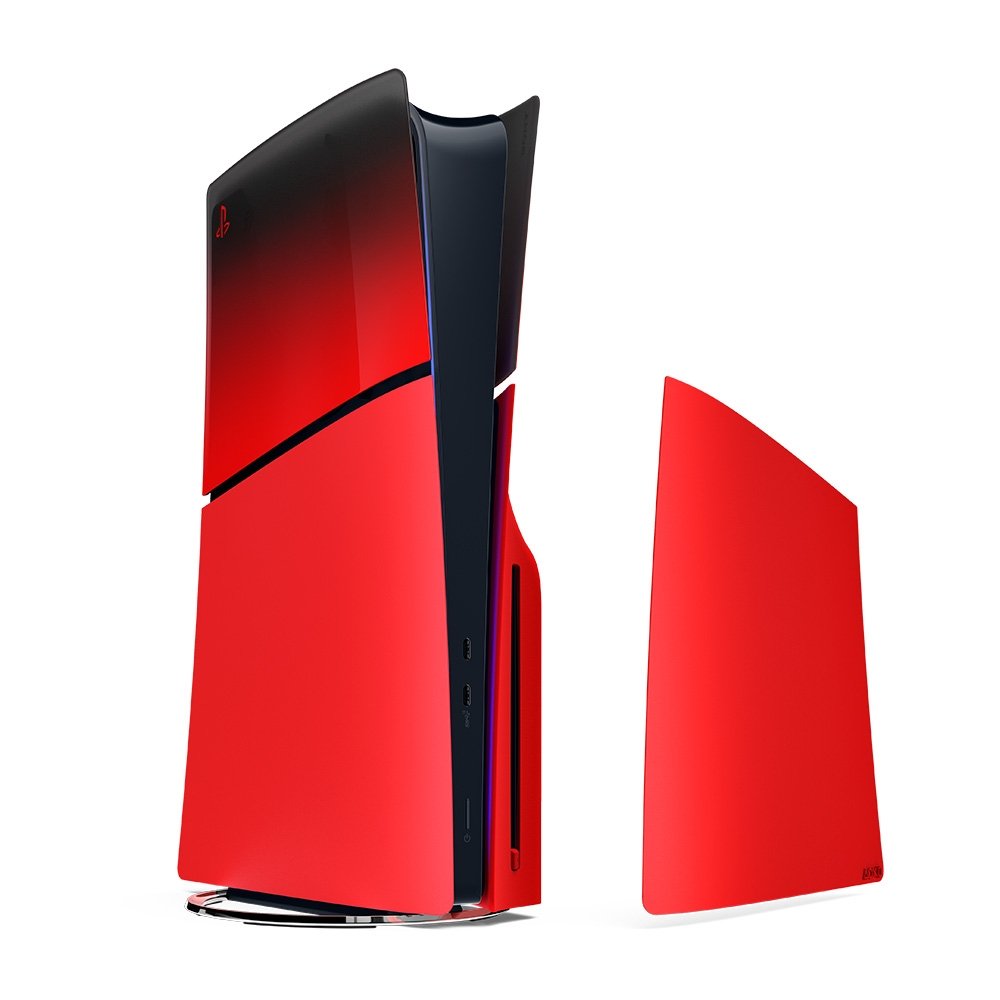 Tampa para Console PlayStation 5 Slim, Techno Red, Vermelho - 1000048563