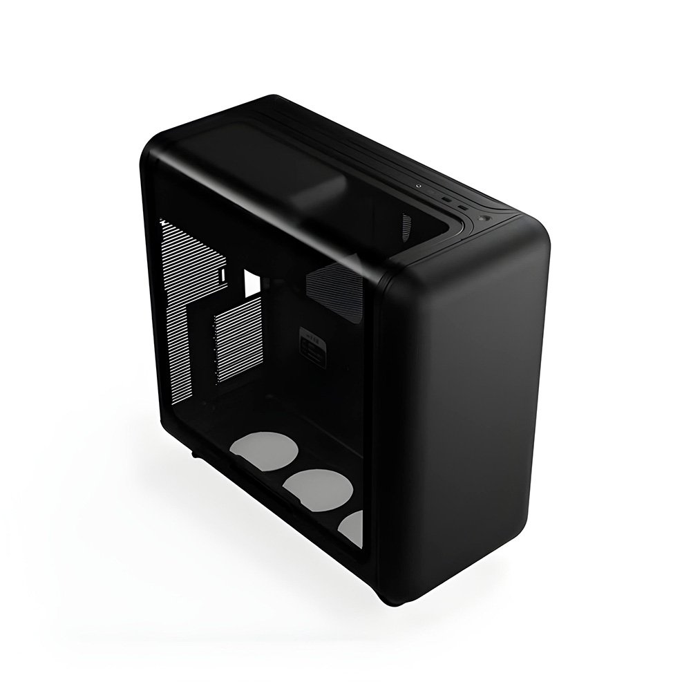 Imagem 2 de 10 do produto Gabinete Gamer HYTE X50, Mid Tower, ATX, Vidro Temperado, Pitch Black - CS-HYTE-X50G-BB
