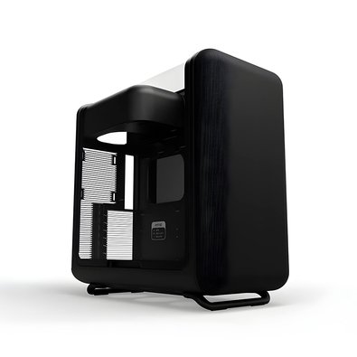 Gabinete Gamer HYTE X50, Mid Tower, ATX, Vidro Temperado, Pitch Black - CS-HYTE-X50G-BB