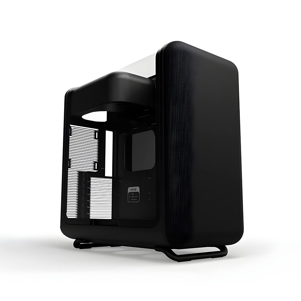 Gabinete HYTE X50, Mid Tower, ATX, Vidro Temperado, Pitch Black - CS-HYTE-X50G-BB