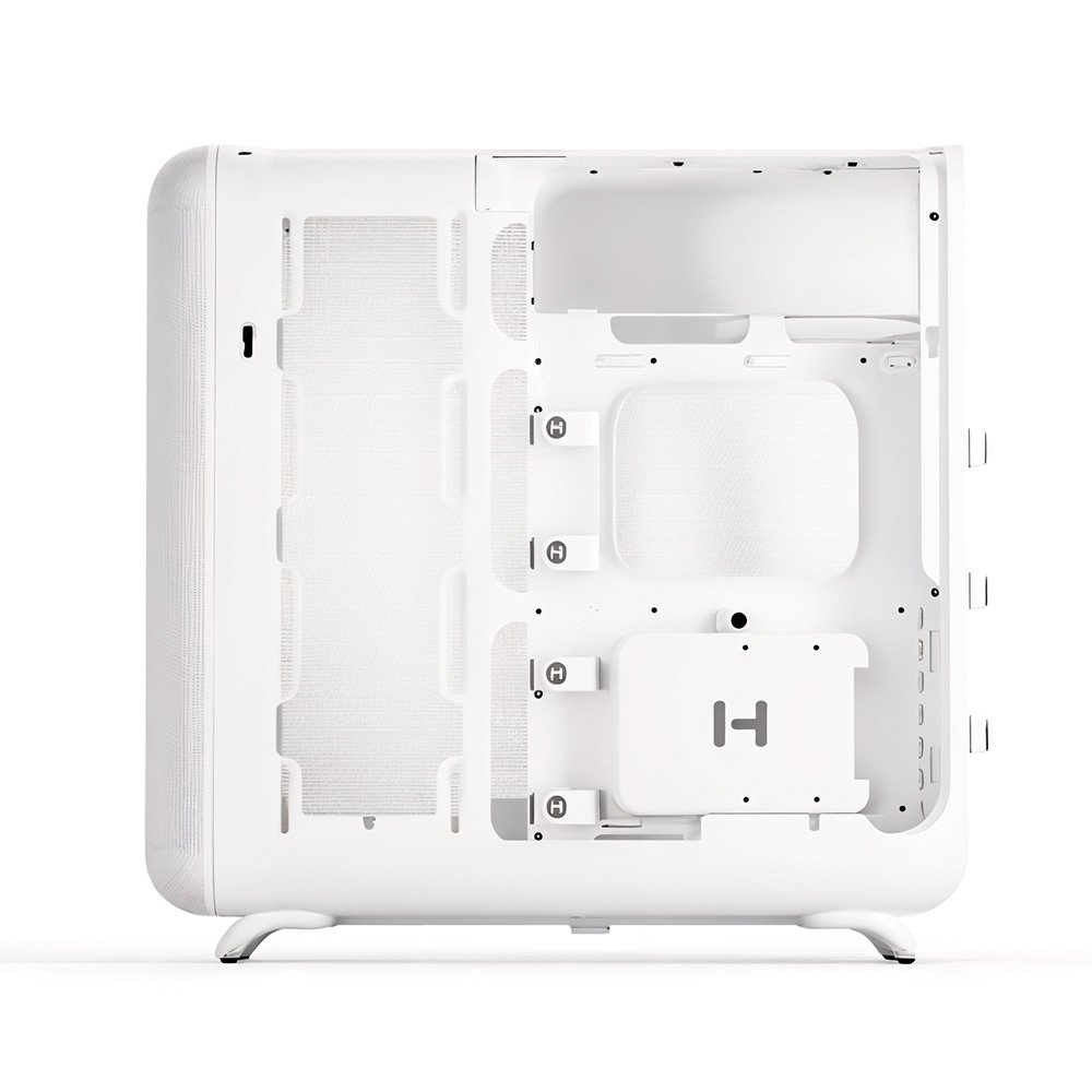 Gabinete Gamer HYTE X50, Mid Tower, ATX, Vidro Temperado, Snow White - CS-HYTE-X50G-WW Gabinete Gamer HYTE X50, Mid Tower, ATX, Vidro Temperado, Snow White - CS-HYTE-X50G-WW