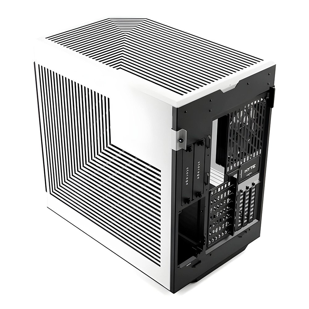 Gabinete Gamer HYTE Y60, Mid Tower, EATX, Vidro Temperado Panorâmico, 3 Fans, Preto/Branco - CS-HYTE-Y60-BW Gabinete Gamer HYTE Y60, Mid Tower, EATX, Vidro Temperado Panorâmico, 3 Fans, Preto/Branco - CS-HYTE-Y60-BW