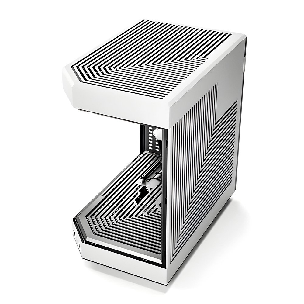 Gabinete Gamer HYTE Y60, Mid Tower, EATX, Vidro Temperado Panorâmico, 3 Fans, Preto/Branco - CS-HYTE-Y60-BW Gabinete Gamer HYTE Y60, Mid Tower, EATX, Vidro Temperado Panorâmico, 3 Fans, Preto/Branco - CS-HYTE-Y60-BW