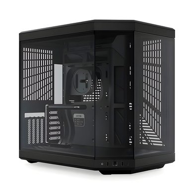 Gabinete Gamer HYTE Y70, Mid Tower, EATX, Vidro Temperado Panorâmico, Preto - CS-HYTE-Y70-B