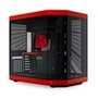 Gabinete Gamer HYTE Y70, Mid Tower, EATX, Vidro Temperado Panorâmico, Preto e Vermelho - CS-HYTE-Y70-BR