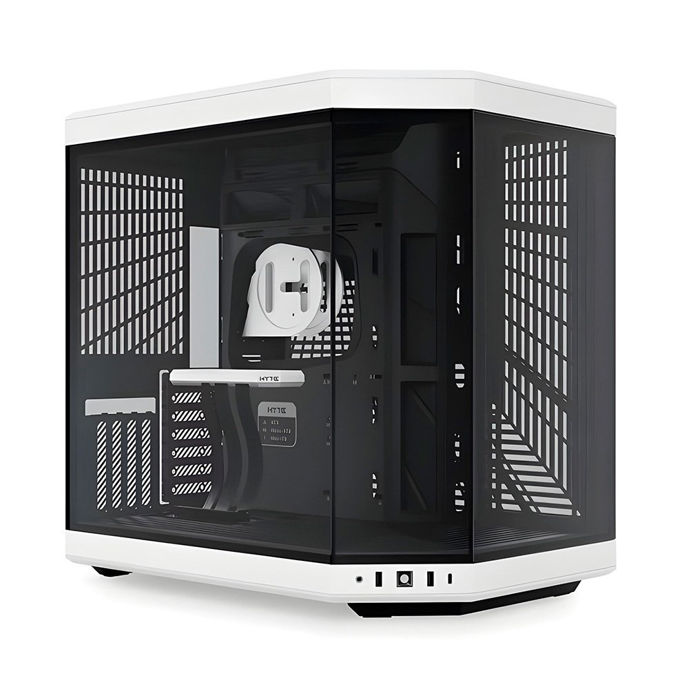 Gabinete HYTE Y70, Mid Tower, Vidro Temperado Panorâmico, Preto e Branco - CS-HYTE-Y70-BW