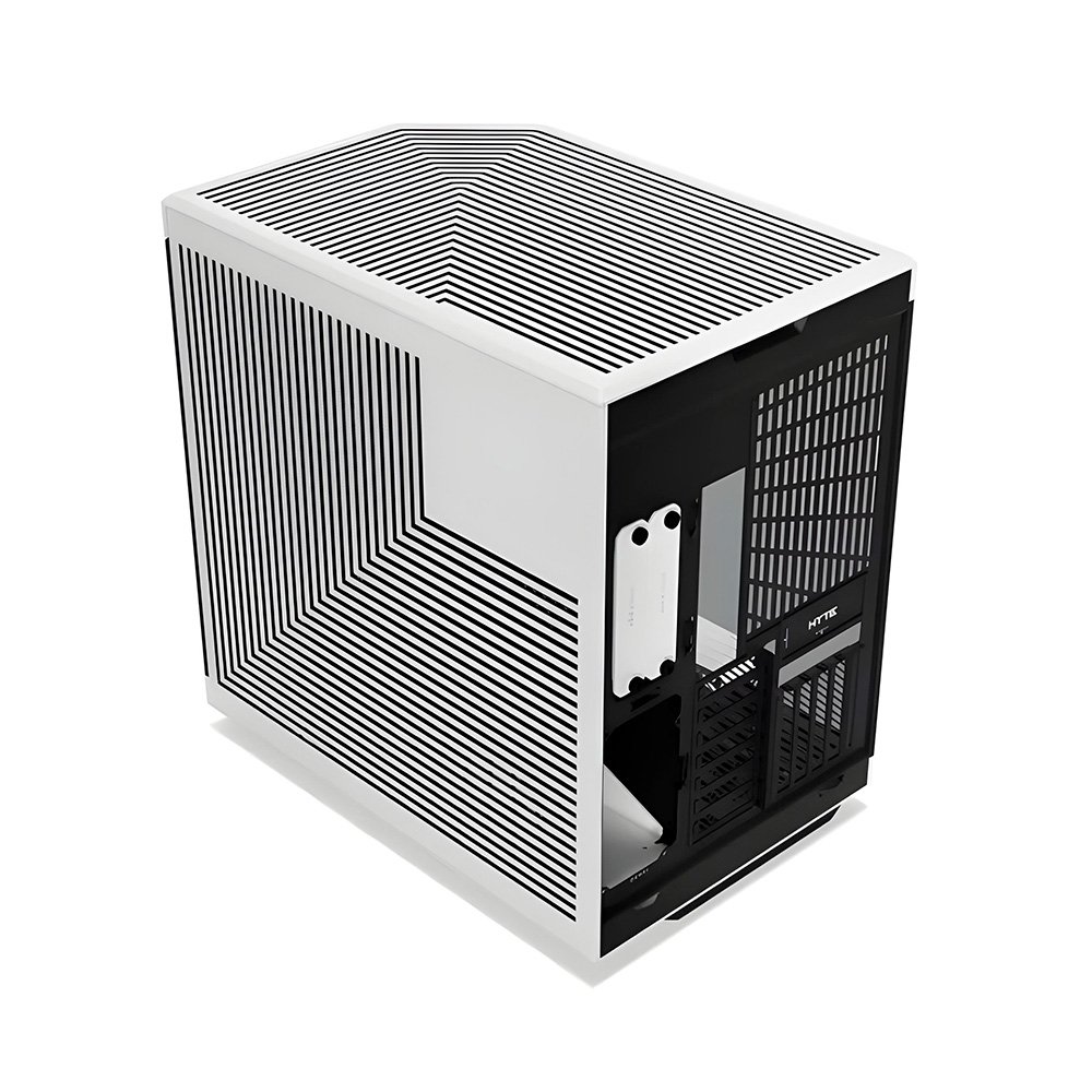 Imagem 5 de 6 do produto Gabinete Gamer HYTE Y70, Mid Tower, EATX, Vidro Temperado Panorâmico, Preto e Branco - CS-HYTE-Y70-BW