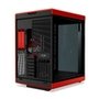Gabinete Gamer HYTE Y70 Touch Infinite, Mid Tower, EATX, Tela LCD 14.9", Black Cherry - CS-HYTE-Y70TTI-RB