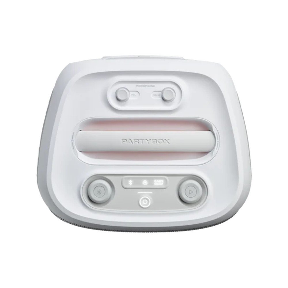 Caixa de Som JBL PartyBox Encore 2, Bluetooth, Inclui 2 Microfones, Branco - JBLPBENCOR22MICWBR - view 3