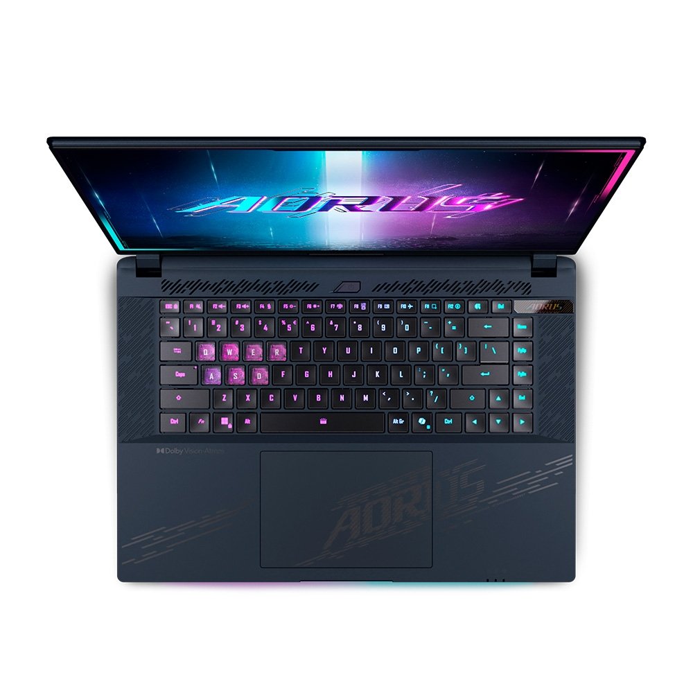 Imagem 2 de 9 do produto Notebook Gamer Gigabyte AORUS MASTER 16, 16" OLED QHD 240Hz, Ultra 9 275HX, 32GB, 1TB SSD, NVIDIA RTX 5080, W11 Home - BYHC5USE64SH
