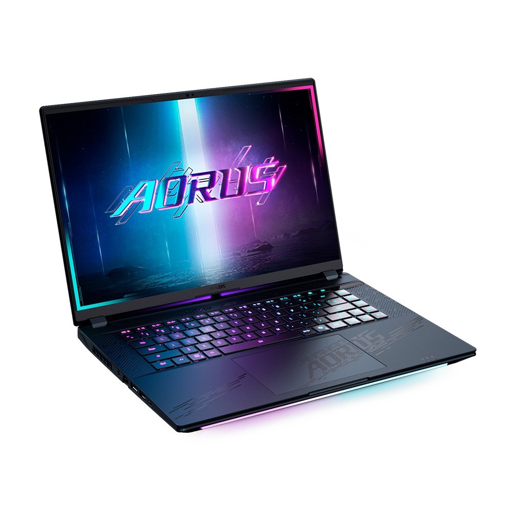Imagem 3 de 9 do produto Notebook Gamer Gigabyte AORUS MASTER 16, 16" OLED QHD 240Hz, Ultra 9 275HX, 32GB, 1TB SSD, NVIDIA RTX 5080, W11 Home - BYHC5USE64SH