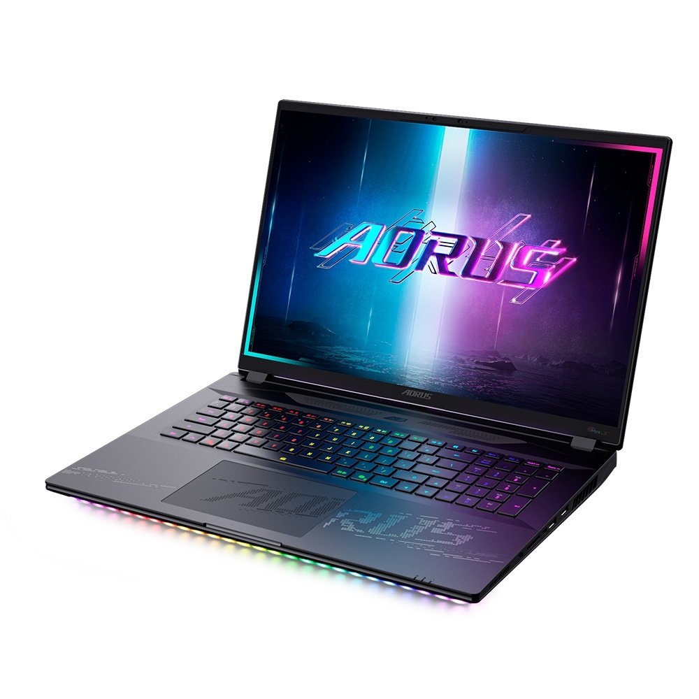 Imagem 3 de 9 do produto Notebook Gamer Gigabyte AORUS MASTER 18, 18" Mini LED QHD 240Hz, Ultra 9 275HX, 64GB, 2TB SSD, NVIDIA RTX 5090, W11 Home - BZHC6USD45SH