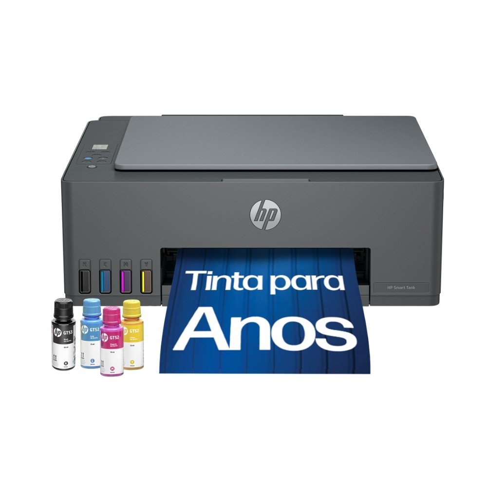 Impressora Multifuncional HP Smart Tank 589, Wi-Fi, Tanque de Tinta, Colorida - 5D1A8A#AK4