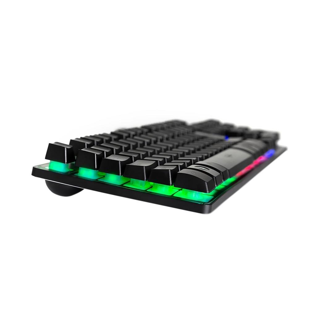 Imagem 5 de 8 do produto Teclado Gamer Dazz Rapid Fire Revolution, Rainbow, ABNT2 - 625203