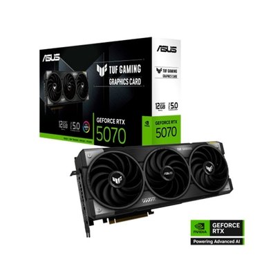  ASUS RTX 5070 TUF Gaming NVIDIA GeForce, Blackwell, 12GB, GDDR7, DLSS4 - 90YV0LZ1-M0NA00