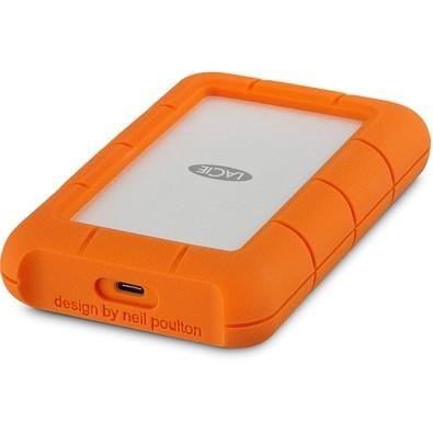 A unidade portátil LaCie Rugged USB-C combina durabilidade com USB-C de ponta. O resultado é um cofre para seus dados compatível com computadores da n