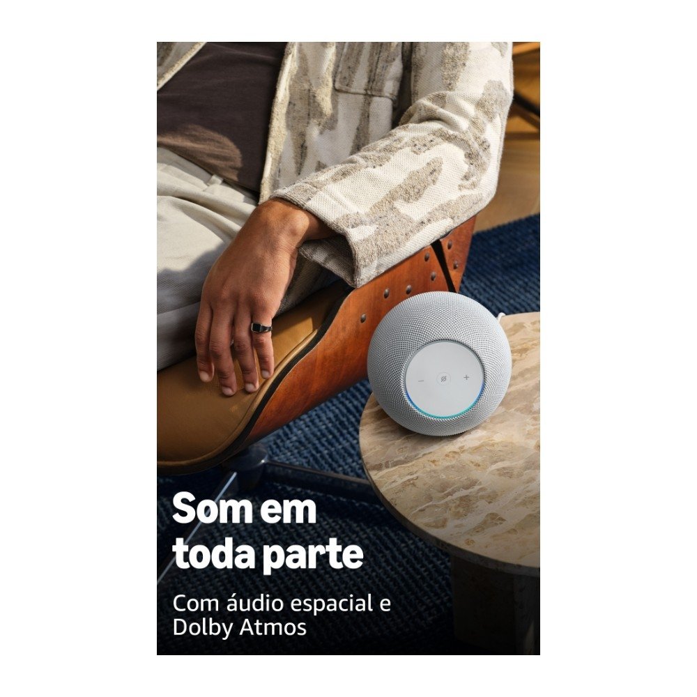 Amazon Echo Studio Branco Dolby Atmos