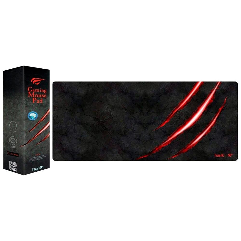 Mousepad Gamer Havit Médio (300x700mm) - HV-MP860 Mousepad Gamer Havit Médio (300x700mm) - HV-MP860
