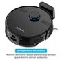 Robô Aspirador e Passa Pano KABUM! smart K800, Mapeia a Laser, 5 Modos de Limpeza, 5000Pa, APP, Recarga Automática, Preto - KSAR800PT