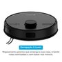 Robô Aspirador e Passa Pano KABUM! smart K800, Mapeia a Laser, 5 Modos de Limpeza, 5000Pa, APP, Recarga Automática, Preto - KSAR800PT