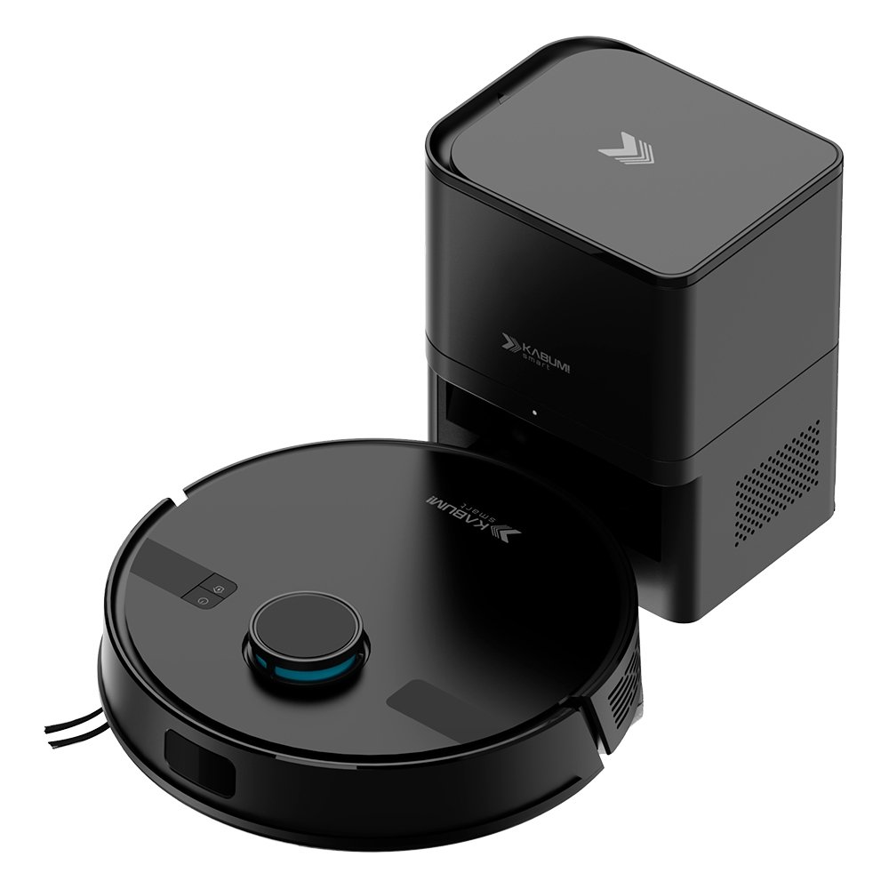 Robô Aspirador e Passa Pano Balão.info! smart K800 Pro, Mapeia a Laser, Autolimpante, Recarga automática, 13000Pa, APP, 127v, Preto - KSAR81010PT