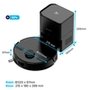 Robô Aspirador KABUM! smart K800 Pro Mapeamento Laser Autolimpante 13000Pa 127v, Preto - KSAR81010PT