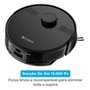 Robô Aspirador KABUM! smart K800 Pro Mapeamento Laser Autolimpante 13000Pa 127v, Preto - KSAR81010PT