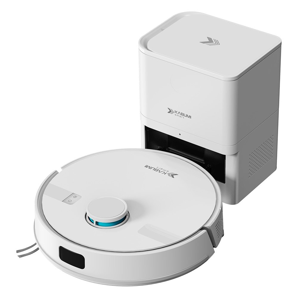 Robô Aspirador e Passa Pano KABUM! smart K800 Pro, Mapeia a Laser, Autolimpante, Recarga automática, 13000Pa, 