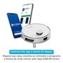 Robô Aspirador e Passa Pano KABUM! smart K800 Pro, Mapeia a Laser, Autolimpante, Recarga automática, 13000Pa, APP, 127v, Branco - KSAR81010BR