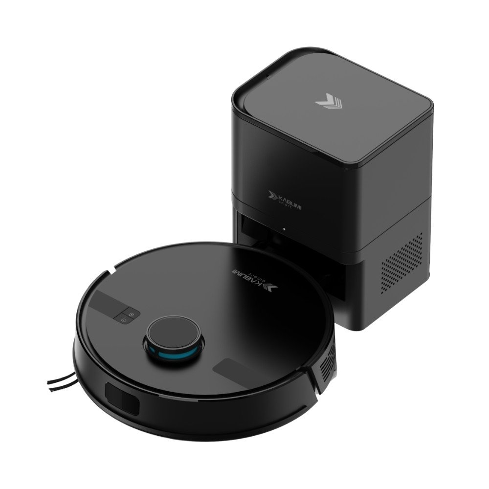 Robô Aspirador Balão.info K800 Pro Mapeamento Laser Autolimpante 13000Pa 220v, Preto - KSAR81020PT