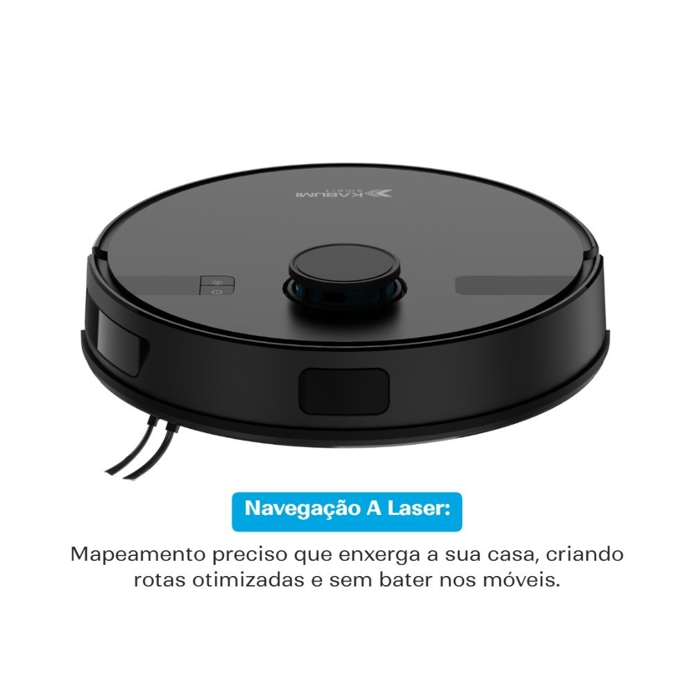 Robô Aspirador Balão.info Smart K800 Pro Mapeamento Laser Autolimpante 13000Pa 220v, Preto - KSAR81020PT - view 6