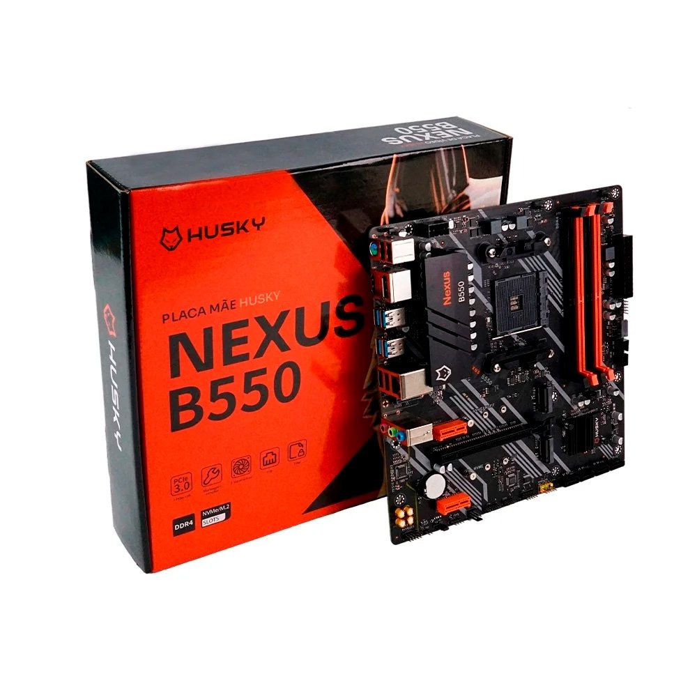 Kit Upgrade Ryzen 5 5600GT e Placa B550 Husky Nexu
