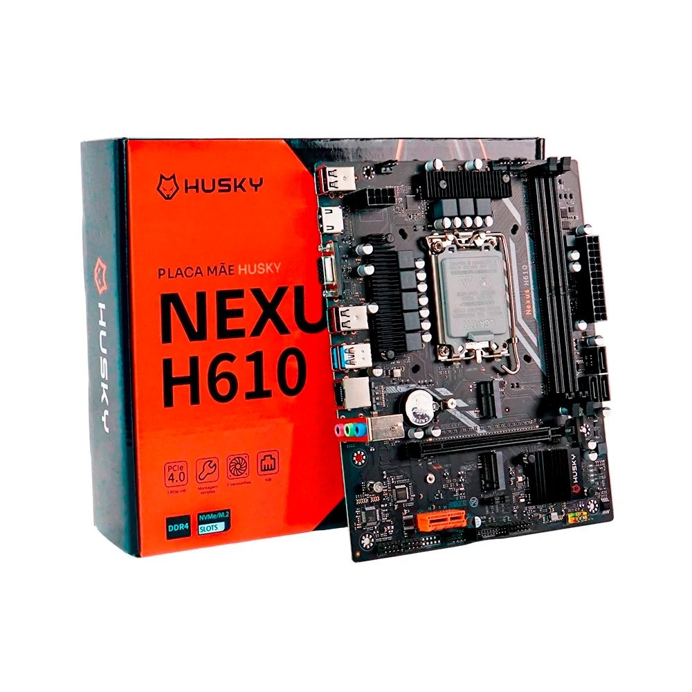 Kit Upgrade i3-12100F e Placa H610 Husky Nexus