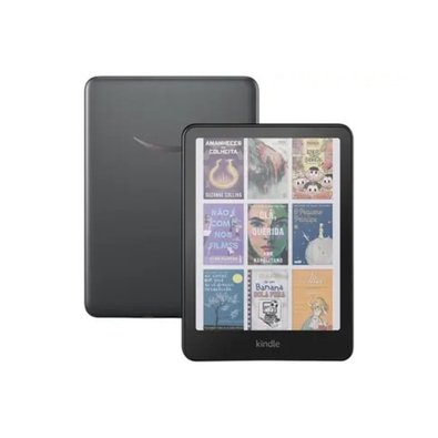 E-reader Kindle Colorsoft Signature Edition, 16GB, Tela 7", Colorido, Wi-Fi, À Prova D'água, Iluminação Autoajustável, Preto - B0CX8MT2M2