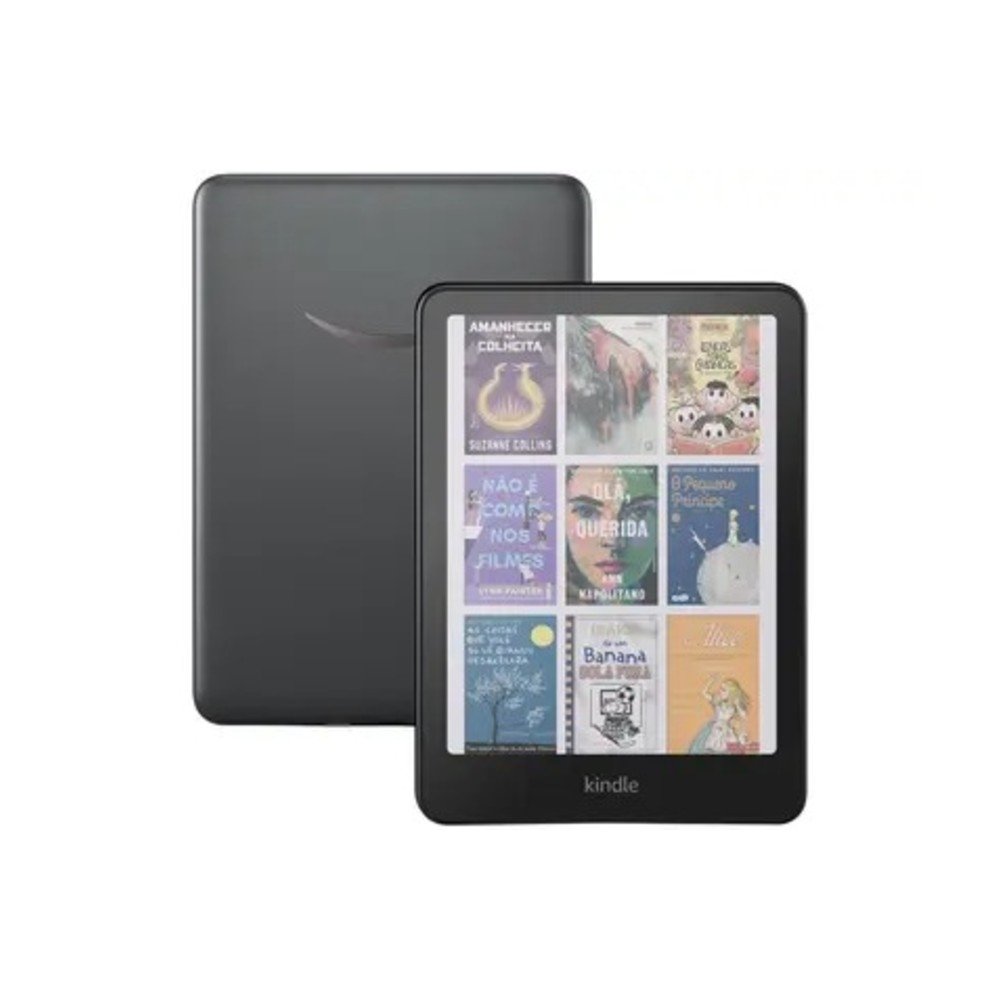E-reader Kindle Colorsoft Signature Edition, 16GB, Tela 7", Colorido, Wi-Fi, À Prova D'água, Iluminação Autoajustável, Preto - B0CX8MT2M2