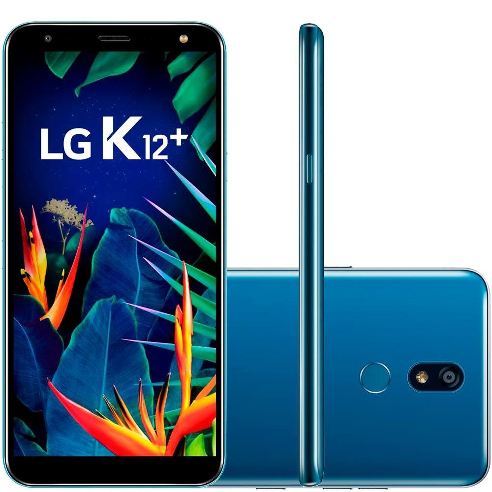Smartphone LG K12+ 32GB, 16MP, Tela 5.7´, Azul - LMX420BMW Smartphone LG K12+ 32GB, 16MP, Tela 5.7´, Azul - LMX420BMW