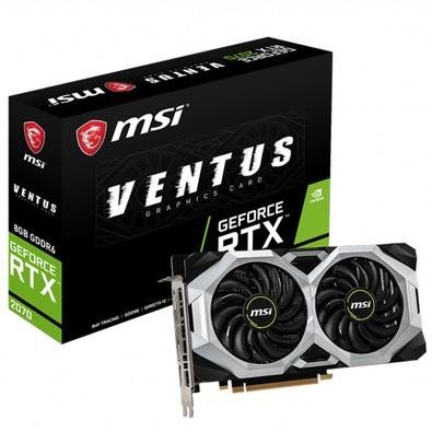 MSI GeForce RTX 2070 VENTUS 8G グラフィックボード Placa de Vídeo MSI NVIDIA GeForce RTX 2070 Ventus 8G | KaBuM