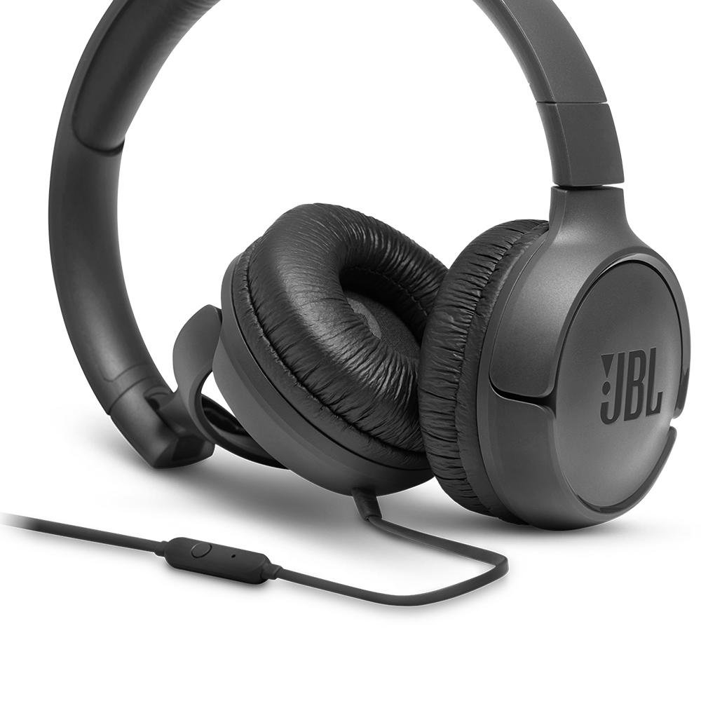 Fone de Ouvido JBL Tune, 3.5mm, Preto - JBLT500BLK