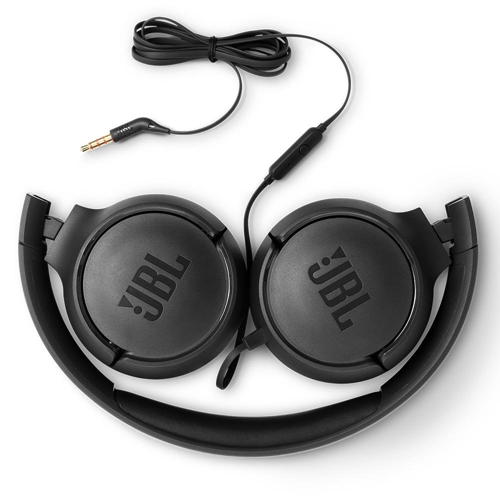 Fone de Ouvido JBL Tune, 3.5mm, Preto - JBLT500BLK