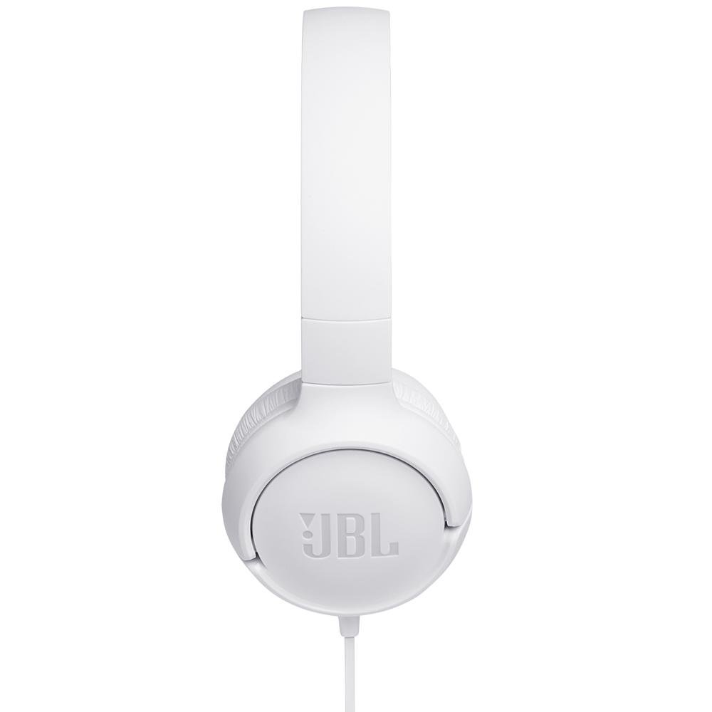 Fone de Ouvido JBL Tune, 3.5mm, Branco - JBLT500WHT