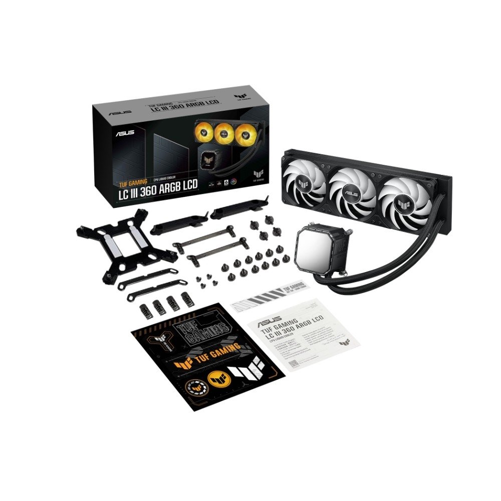 Imagem 24 de 24 do produto Water Cooler ASUS TUF Gaming LC 360 III ARGB, 360mm, AMD e Intel, Preto - 90RC0191-B0UAY0