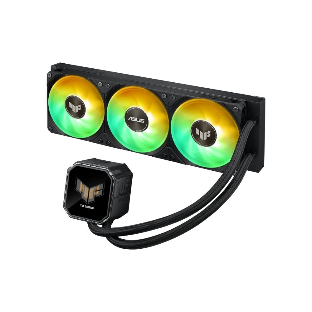 Imagem 2 de 24 do produto Water Cooler ASUS TUF Gaming LC 360 III ARGB, 360mm, AMD e Intel, Preto - 90RC0191-B0UAY0