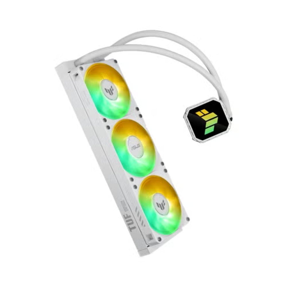 Imagem 3 de 6 do produto Water Cooler ASUS TUF Gaming LC 360 III ARGB, 360mm, AMD e Intel, Branco - 90RC0192-B0UAY0