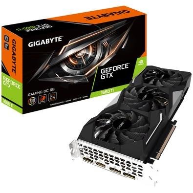 グラフィックボード・グラボ・ビデオカード GIGABYTE NVIDIA GeForce GTX 1660 OC 6GB Placa de Vídeo Gigabyte NVIDIA GTX 1660 Ti Gaming | KaBuM!